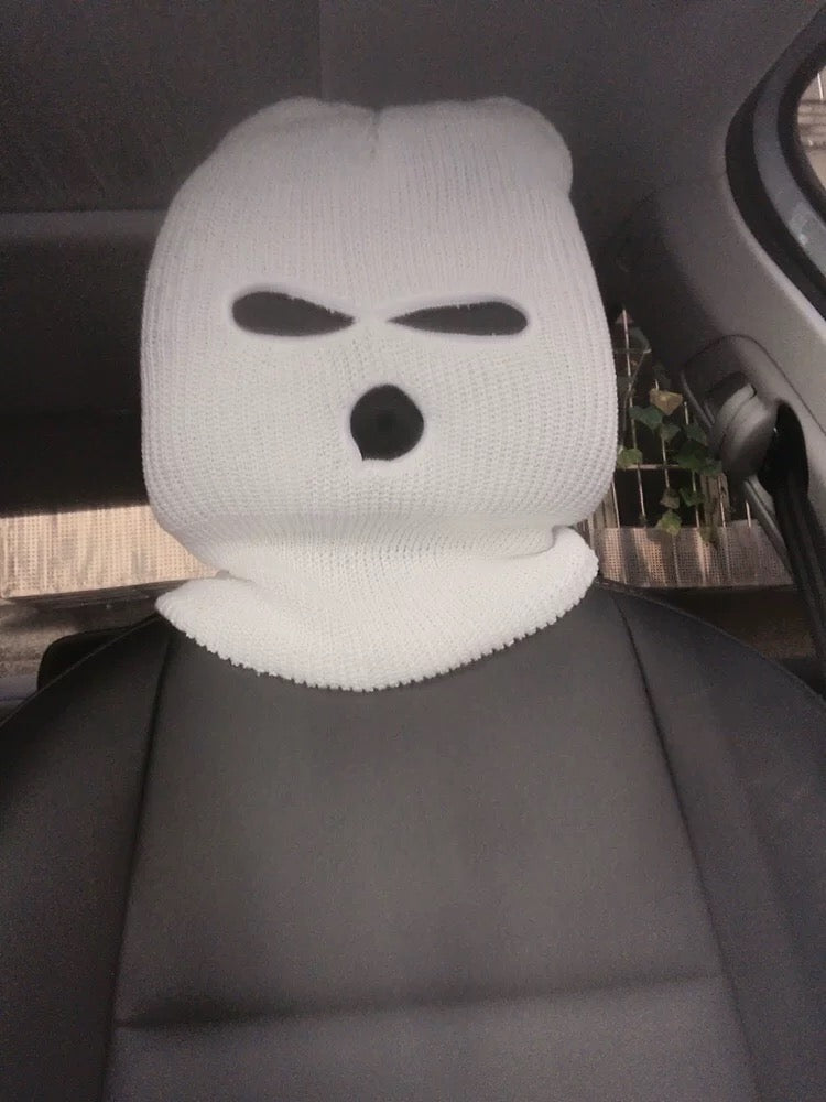 Funny Car Costume - Seat Hearest Ghost Mask