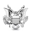 3D Chrome Metal Eagle Falcon USA Army President Symbol Car Decal Bumper Sticker