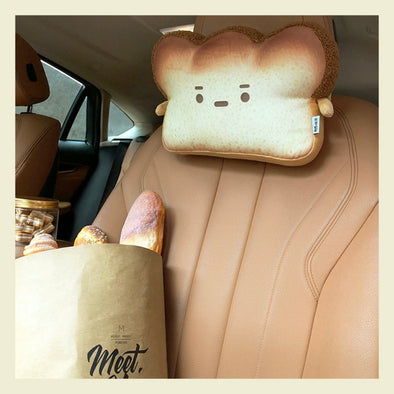 Funny Bread Headrest Pillow