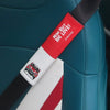 Mini Cooper Countryman Clubman Roadster Seat Belt Cover Padding Cushion  - Nappa Leather Original Desgined Patterns