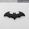 3D Chrome Metal Bat Car Decal Bumper Sticker