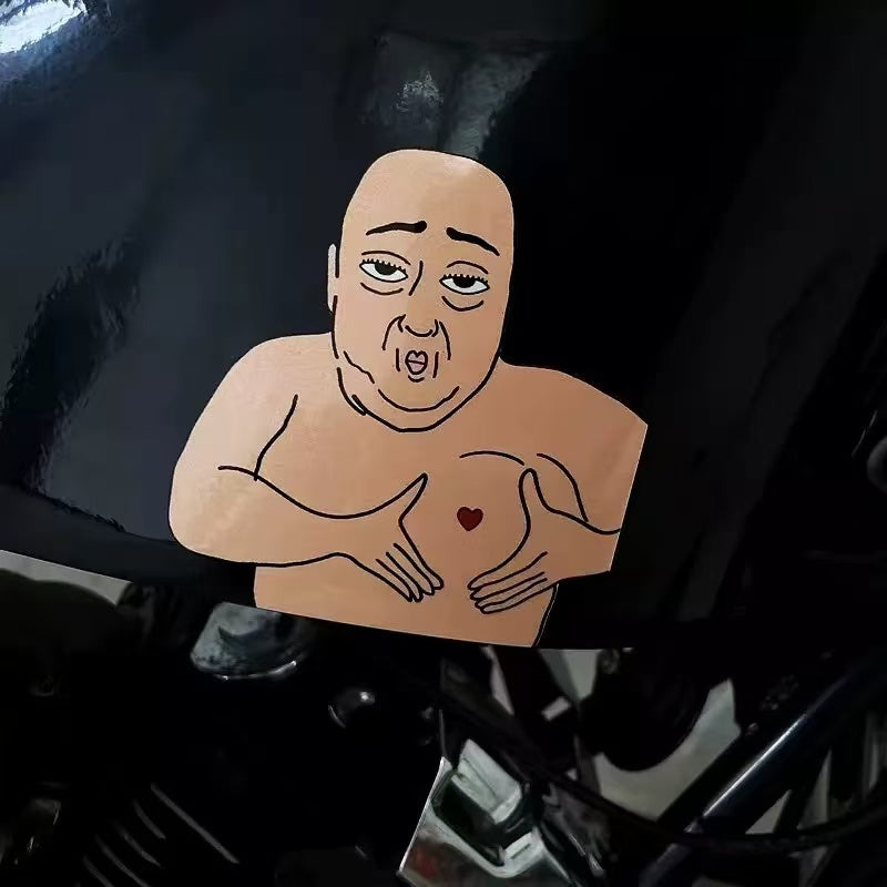 Funny Anime Car Decal