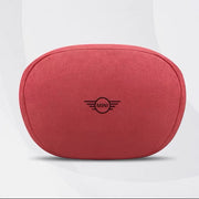 Suede touch first-class neck pillow MINI Cooper Countryman in red