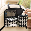 Cute Car Seat Back Organizer -Cell phone water bottle iPad Tissue Holder with sunflower