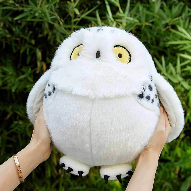 Snowy Owl Keychain Plush
