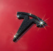 Black Diamond Tesla Emblem Overlays