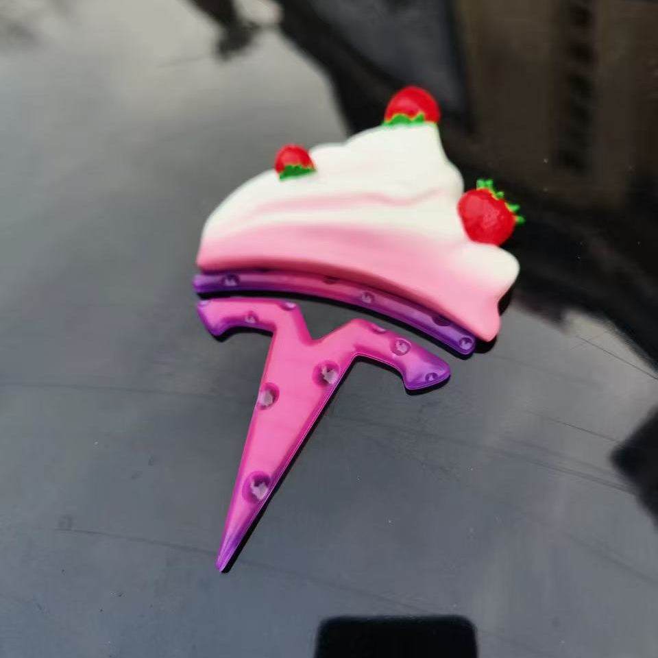 Magic Color-Changing Tesla Cheese Ice Cream Emblem