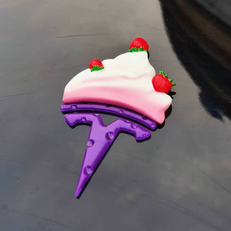 Magic Color-Changing Tesla Cheese Ice Cream Emblem