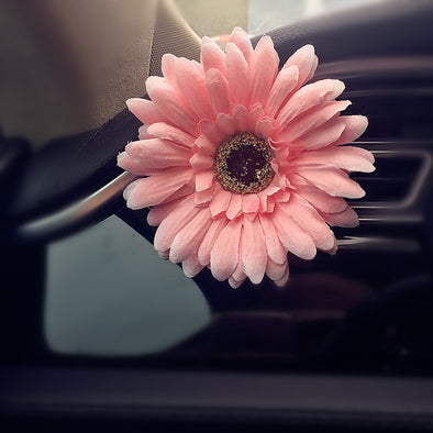 Bling Your Ride-Big Pink Daisy Car Air Vent Decoration - Carsoda