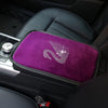 Purple Velvet Bling Swan Car Accessories Set - Seat covers, pillows, cushion, tissue box, gear shift/brake covers.