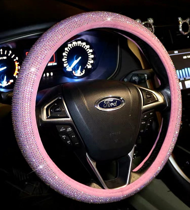 Bedazzled Steering Wheel Cover 