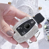 Silver Bling E Class C Class Mercedes Benz Crystal Car Key Holder with Small Rhinestones