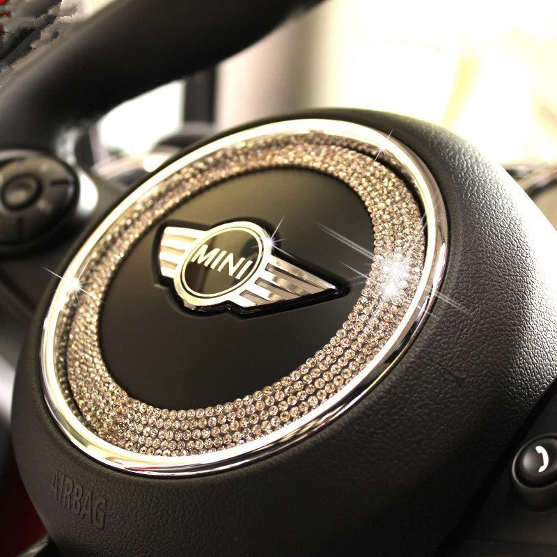 Bling Steering Wheel Sticker for Mini Cooper Countryman Clubman F55 F56 R56 R60 - Carsoda - 5