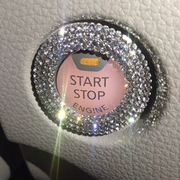 Bling start button decal