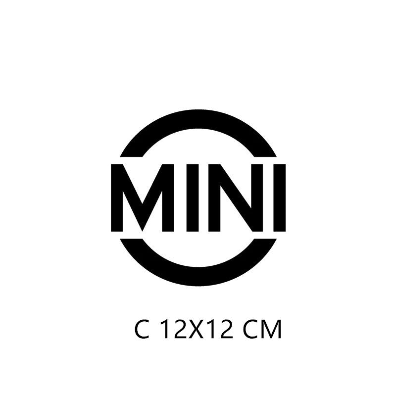 Cute Mini Cooper Customized Decal Stickers