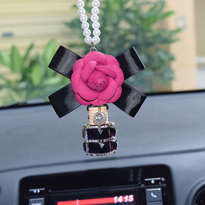 Car Mirror Charm-Camelia