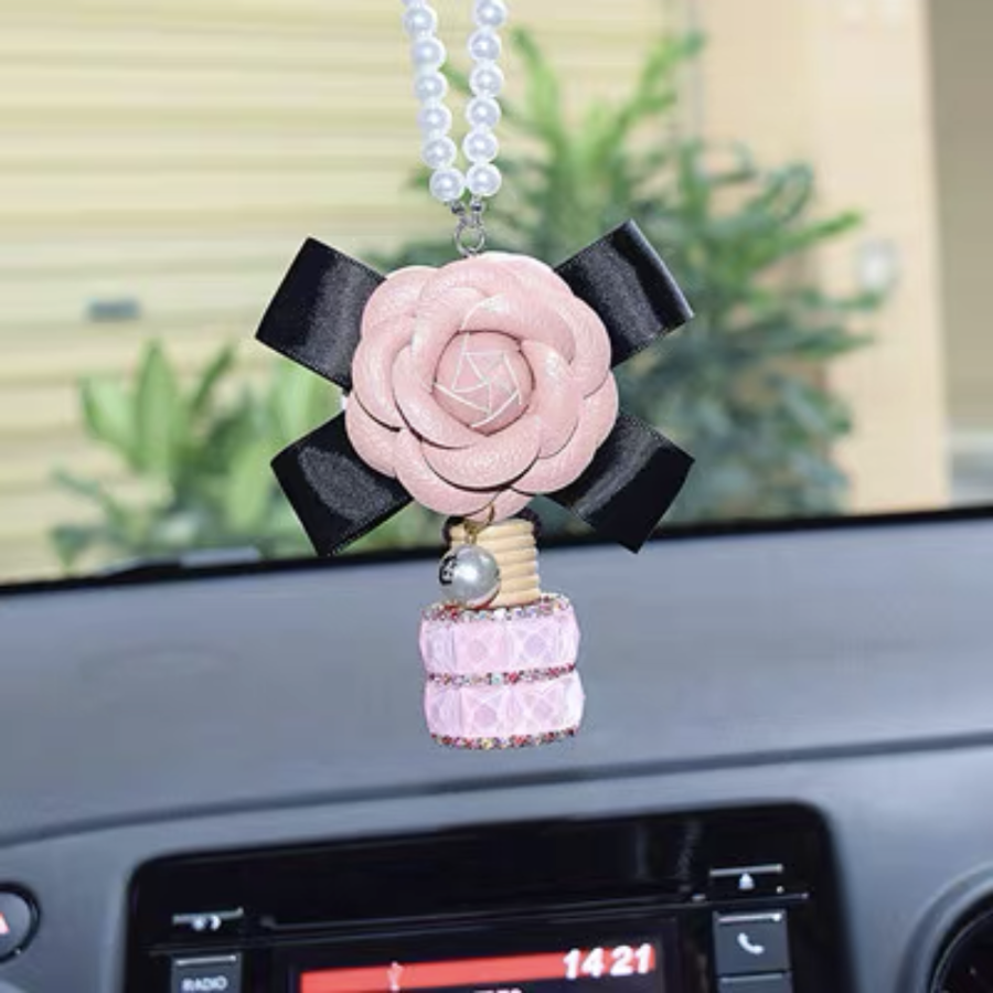 Car Mirror Charm-Camelia