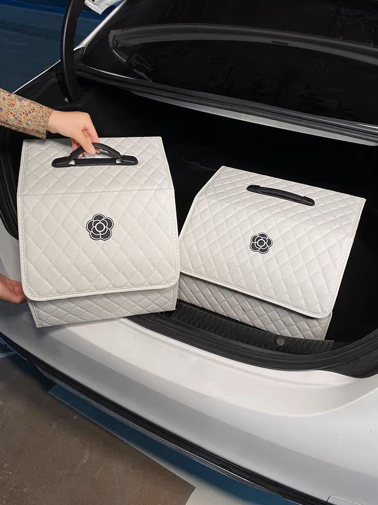 Car Trunk Organizer - White