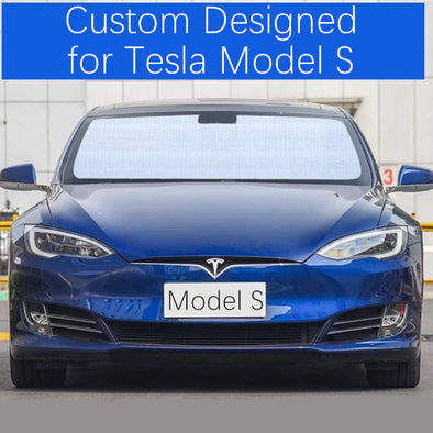 Windshield UV Sunshade Custom Designed for Tesla Model S