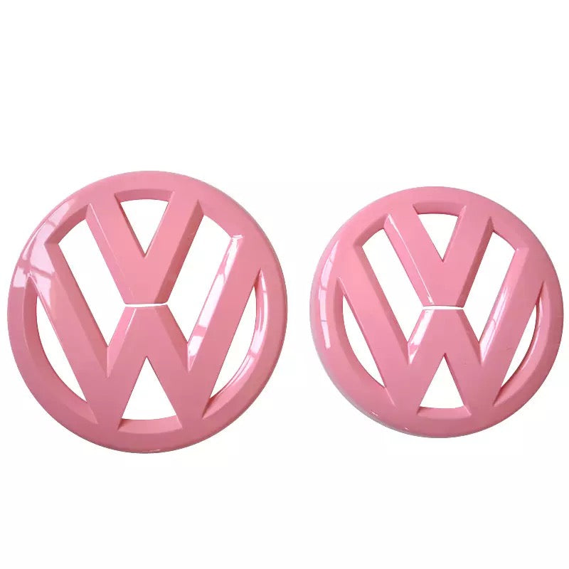 Pink VW Volkswagen Front Grille or Rear Trunk Emblem DIY – Carsoda