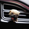 Pug Dog Car Air Vent Refreshener Non-Toxic Natural Scent (Black Vanilla) with Refill