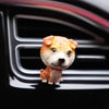 Akita Dog Car Decoration Air Vent Refreshener Ecofriendly Natural Scent (Black Vanilla) with Refill