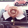 Camellia Flower and Bow - Air Vent Bling Decoration - Carsoda - 7