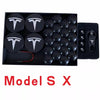 Wheel Cap Kit for TESLA Model S/X/S (Wheel Tire Lug Nut Caps +Tesla logo wheel caps)