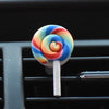 Colorful Candy Rainbow Lollipop Bling Car Air Vent Perfume and Decoration