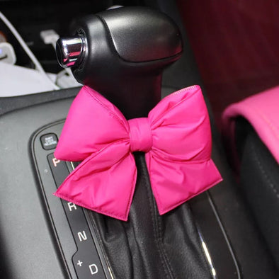 Hot Pink Bow for Car Gear Shift Decoration - Carsoda - 1