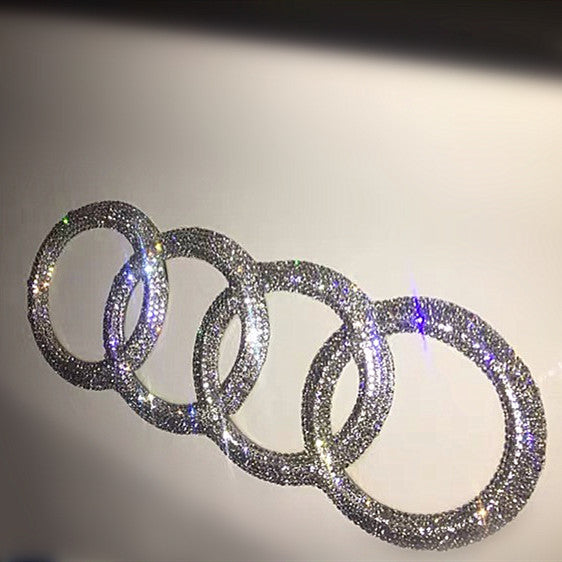 Porte-Clés logo AUDI Cristal Diamond Strass Classe A1/A2/A3/A4/A5 SLINE  Q3/Q5
