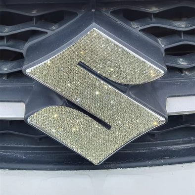 Bling Suzuki LOGO Front or Rear Grille Emblem Rhinestone Crystals