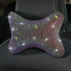 AB Crystal Multicolored Bling Headrest Pillow for Cars