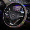 AB Crystal Multicolored Bling Bedazzled Steering Wheel Cover with Rhinestones