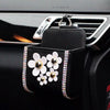 Bling Flower Car Air Vent Sunglasses cell phone holder with Daisy - Carsoda - 2