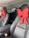 Red Big Bowtie Gift Bow Car Seat Headrest Pillow (red or black)