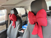 Red Big Bowtie Gift Bow Car Seat Headrest Pillow (red or black)