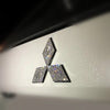 Bling Mitsubishi LOGO Front or Rear Grille Emblem Rhinestone Crystals