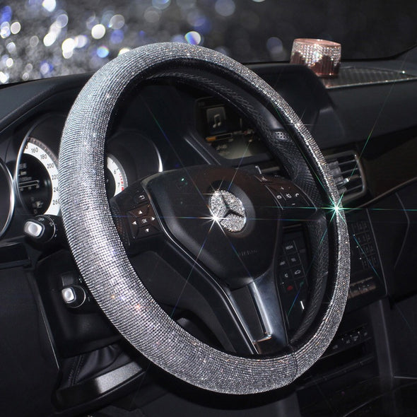 Bling Bedazzled Steering Wheel Cover with Rhinestones