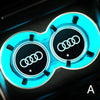 AUDI LED illuminating Cup Coaster (USB charged- 7 colors changing)