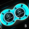 Mercedes Benz LED illuminating Cup Coaster (USB charged- 7 colors changing)