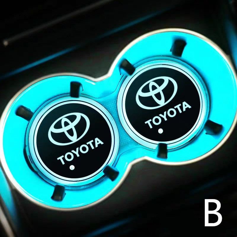 Toyota LED illuminating Cup Coaster (USB charged- 7color changing)