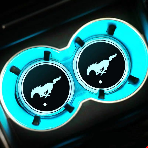 Ford Mustang LED illuminating Cup Coaster (USB charged)