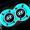 Hyundai LED illuminating Cup Coaster (USB charged- 7color changing)