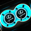 Lexus LED illuminating Cup Coaster (USB charged-color changing)