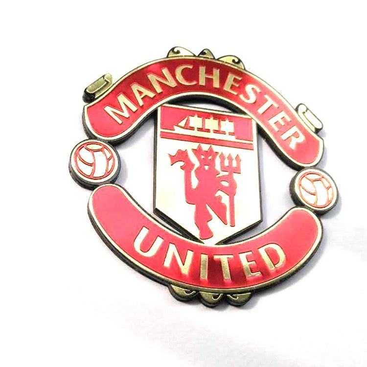 3D Chrome Metal Football Car Decal Sticker