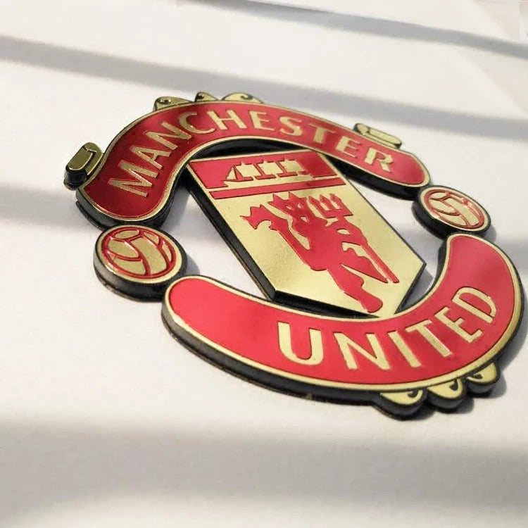 3D Chrome Metal Football Car Decal Sticker