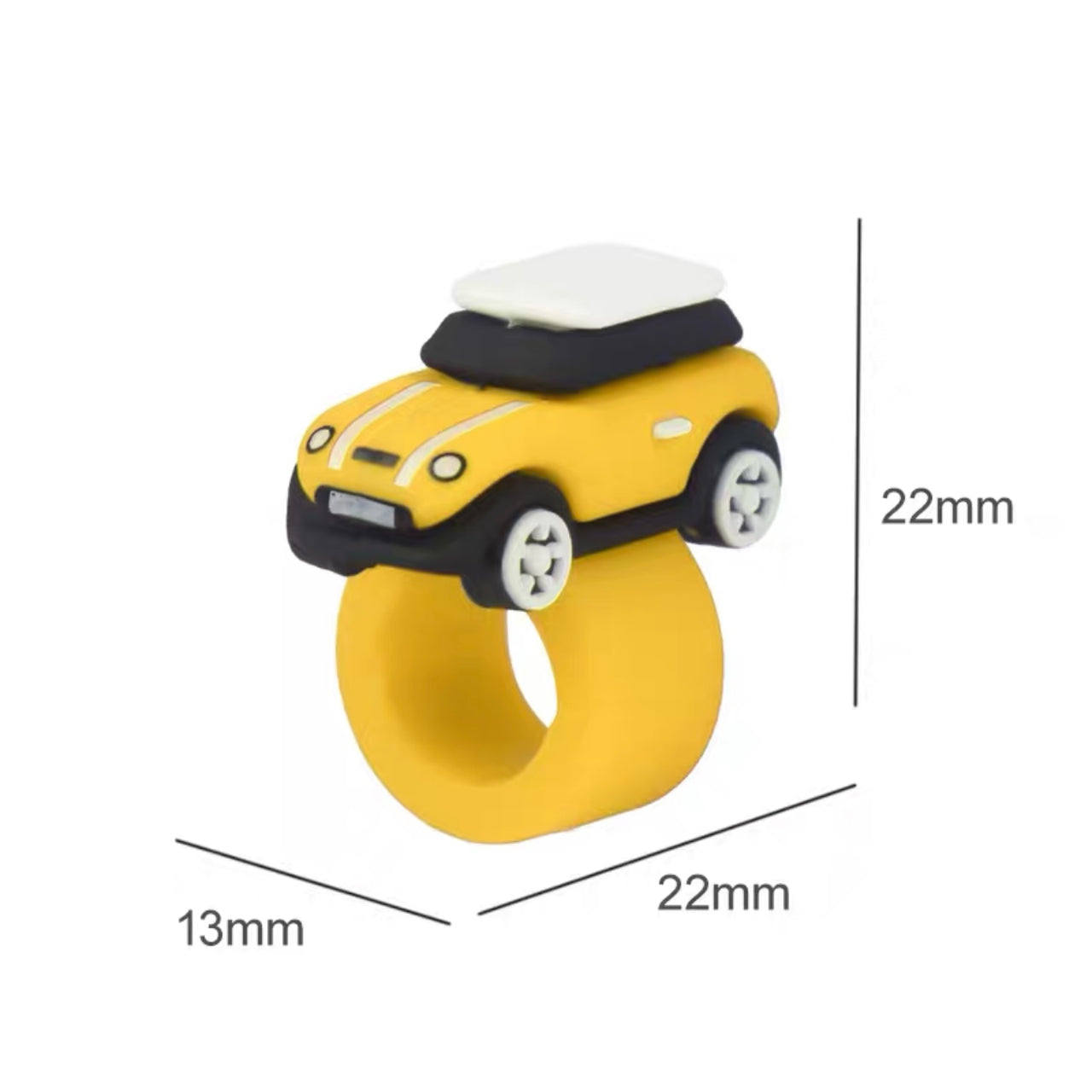 Mini Cooper Center Console AC Control Buttons Ring Decorations