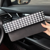 Houndstooth Checker Car Seat Gap Container Organizer Filler Universal Fitting