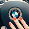BMW Bling Steering Wheel LOGO Sticker Decal